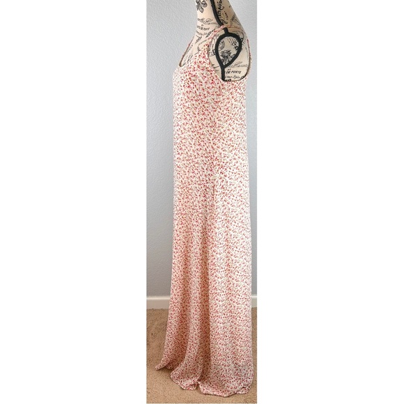 Mickey & Jenny Y2K / 90’s Ditsy Floral Print Maxi Sundress, size XS - Picture 4 of 8